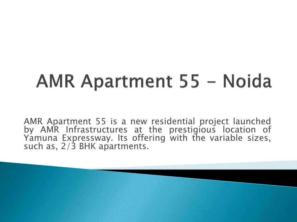 amr apartment 55 noida