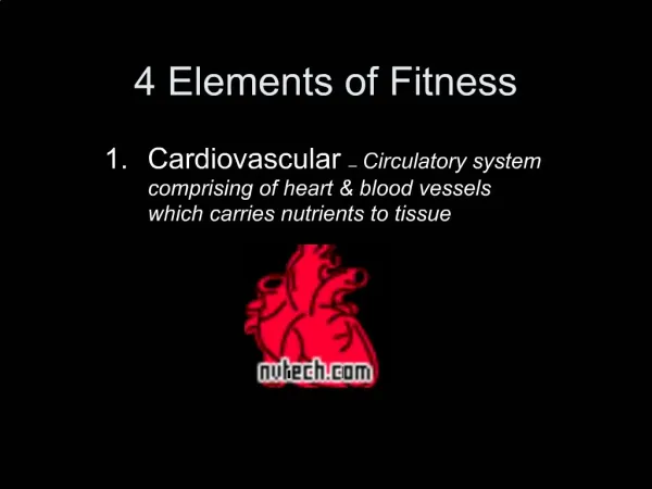 4 Elements of Fitness