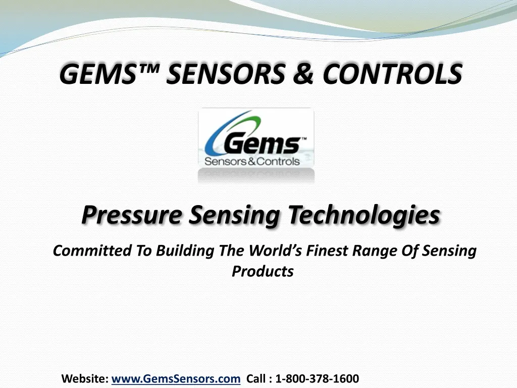 gems sensors controls