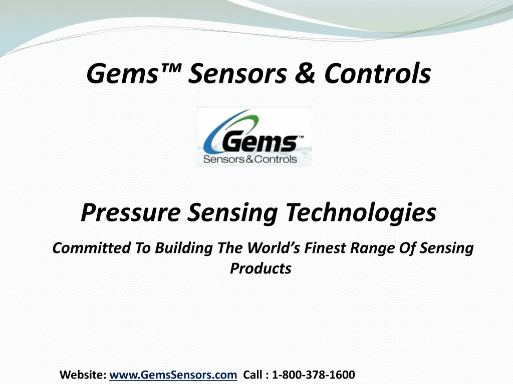 gems sensors controls