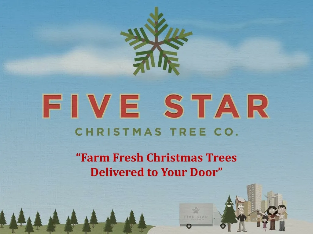 farm fresh christmas trees delivered to your door