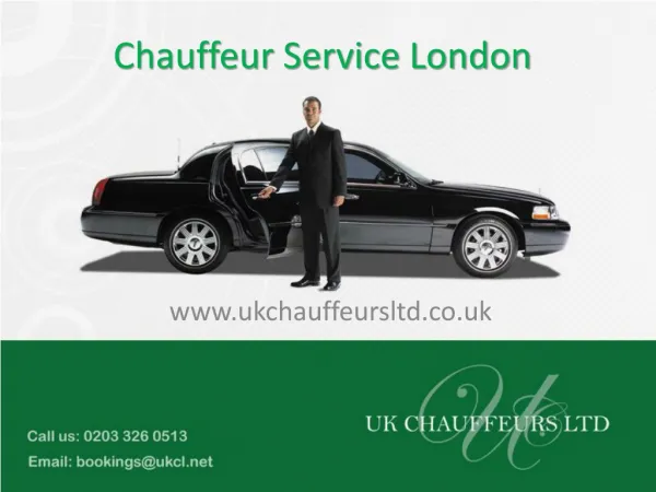 Chauffeur Service London