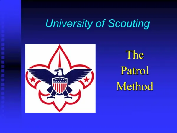 PPT - Ideals Of Scouting PowerPoint Presentation, Free Download - ID ...