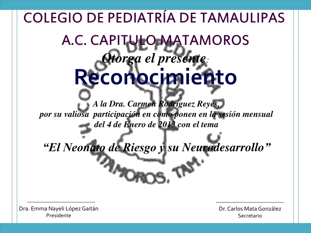 colegio de pediatr a de tamaulipas a c capitulo
