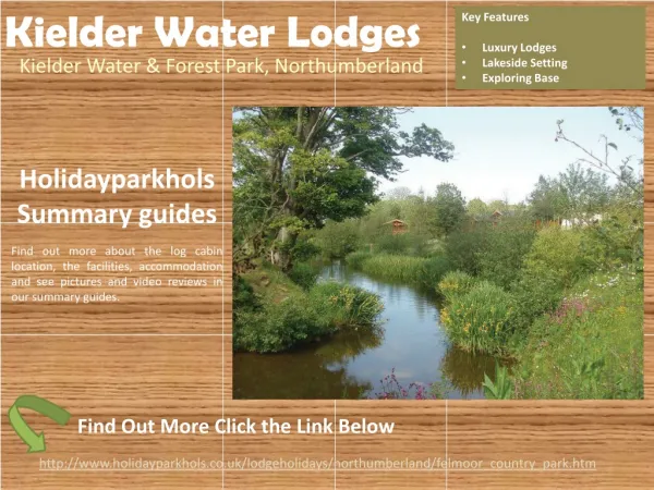 Lodge Parks in Northumberland Kielder Water Lodges
