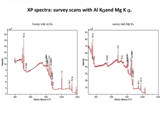 XP Spectra: survey scans with Al Kα and Mg Kα - slide 1