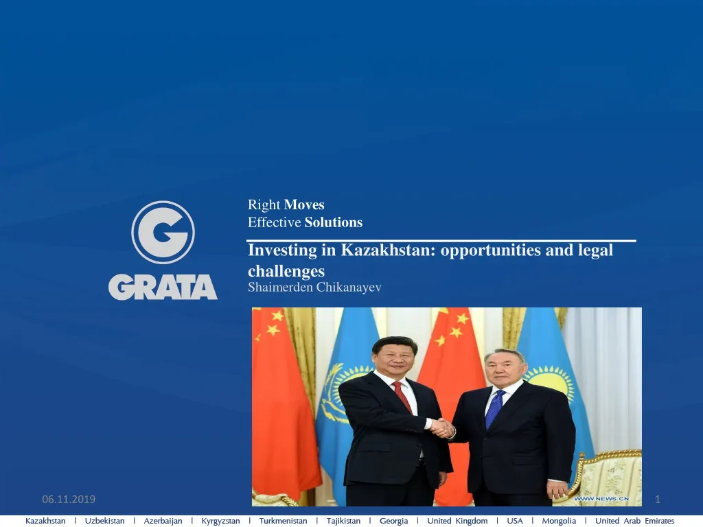 investing in kazakhstan opportunities and legal challenges