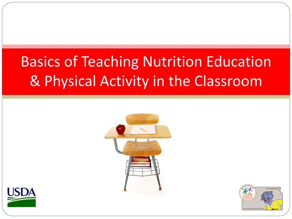basics of teaching nutrition education physical activity in the classroom