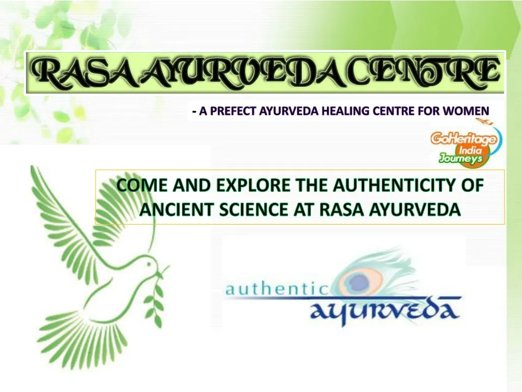 a prefect ayurveda healing centre for women