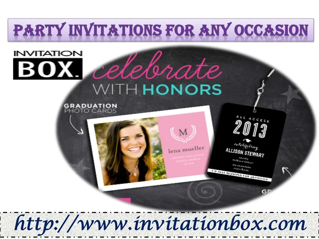 party invitations for any occasion