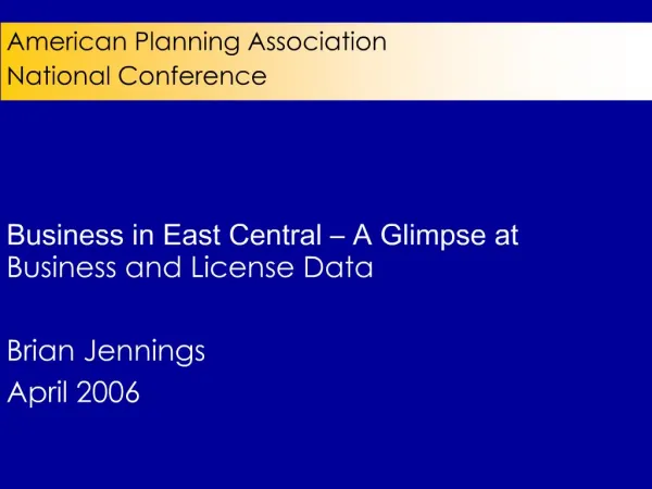 American Planning Association National Conference
