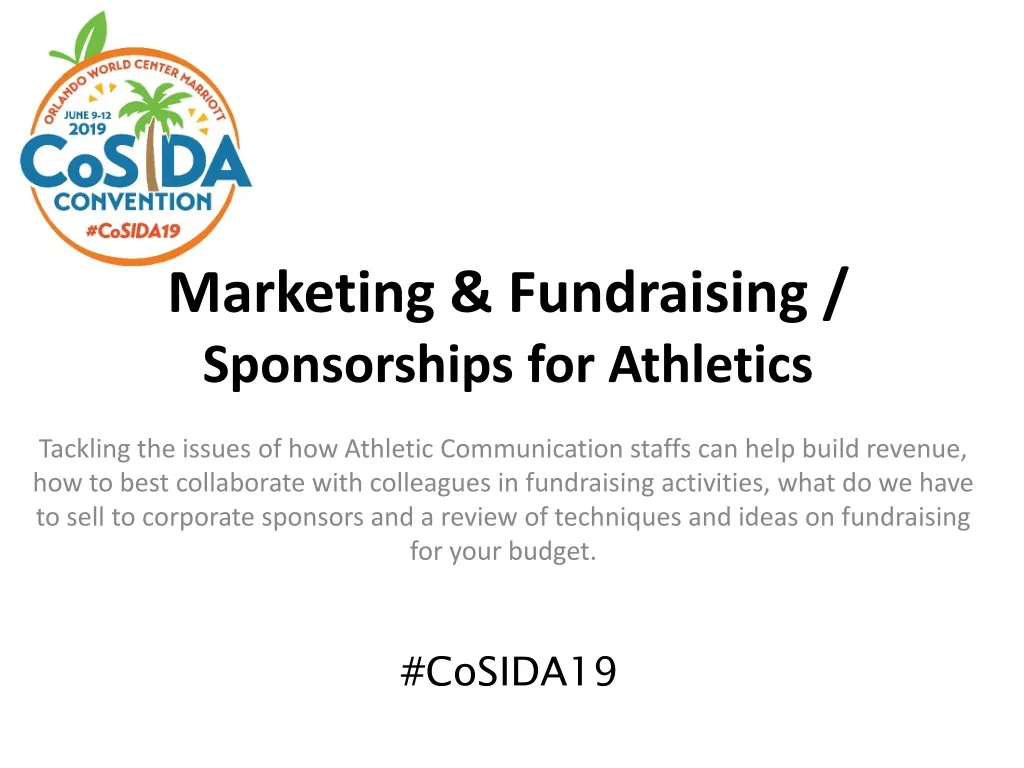 marketing fundraising sponsorships for athletics