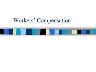 Workers Compensation - slide 1