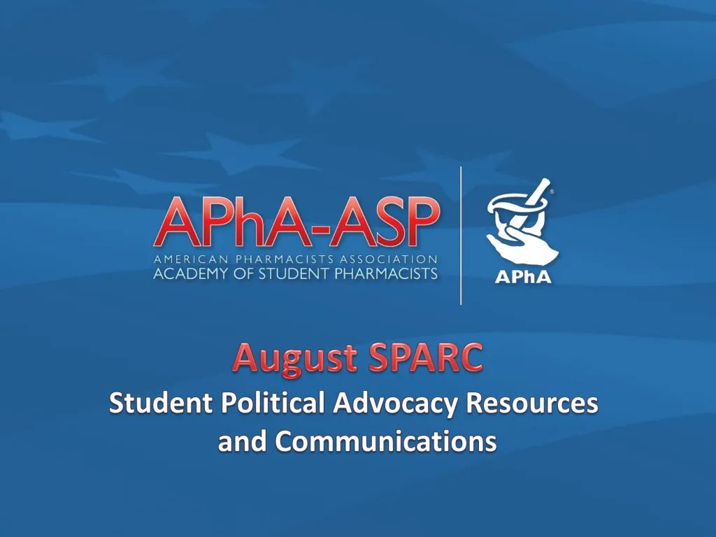 august sparc student political advocacy resources