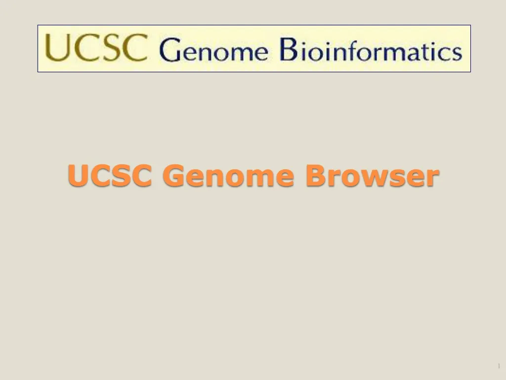 ucsc genome browser
