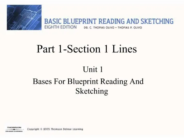 Part 1-Section 1 Lines