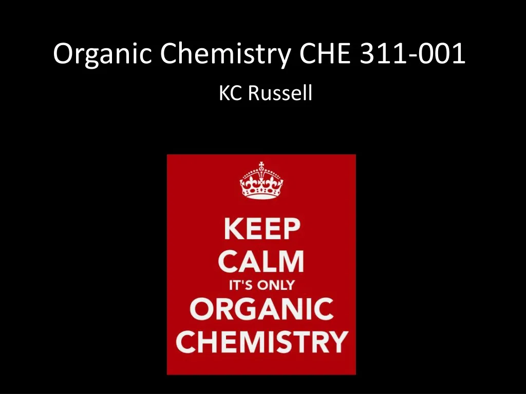 organic chemistry che 311 001