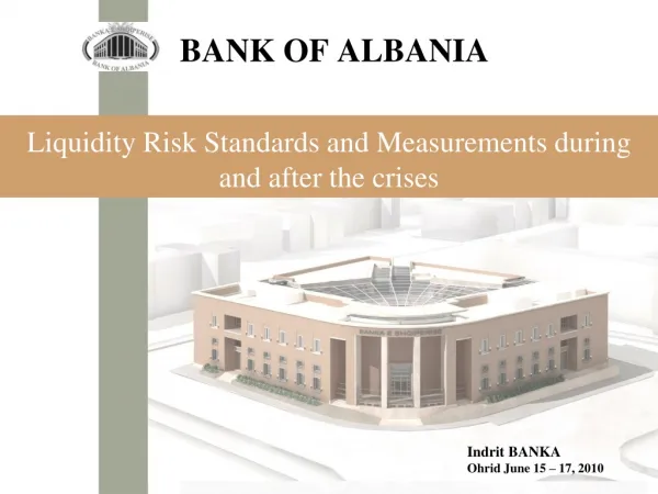 BANK OF ALBANIA