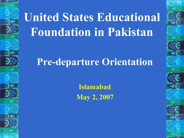 United States Educational Foundation in Pakistan