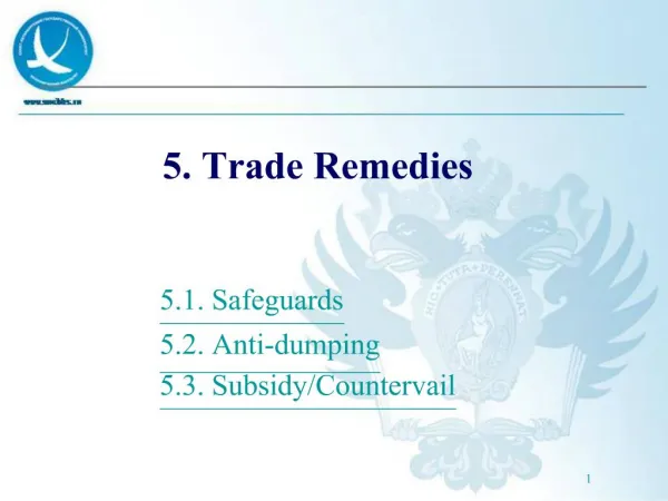 5. Trade Remedies