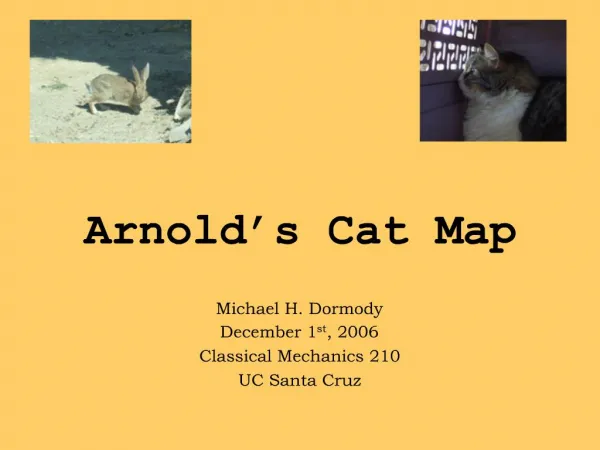 Arnold s Cat Map