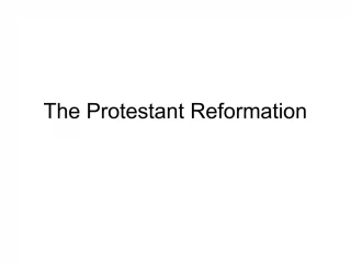 The Protestant Reformation - slide 1