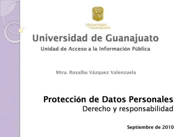 Protecci n de Datos Personales Derecho y responsabilidad
