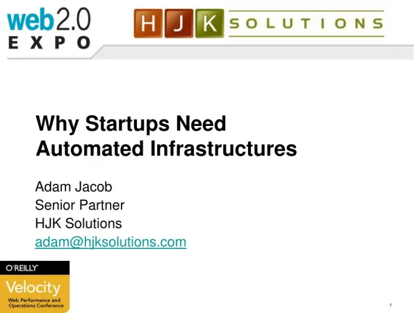 Why Startups Need Automated Infrastructures