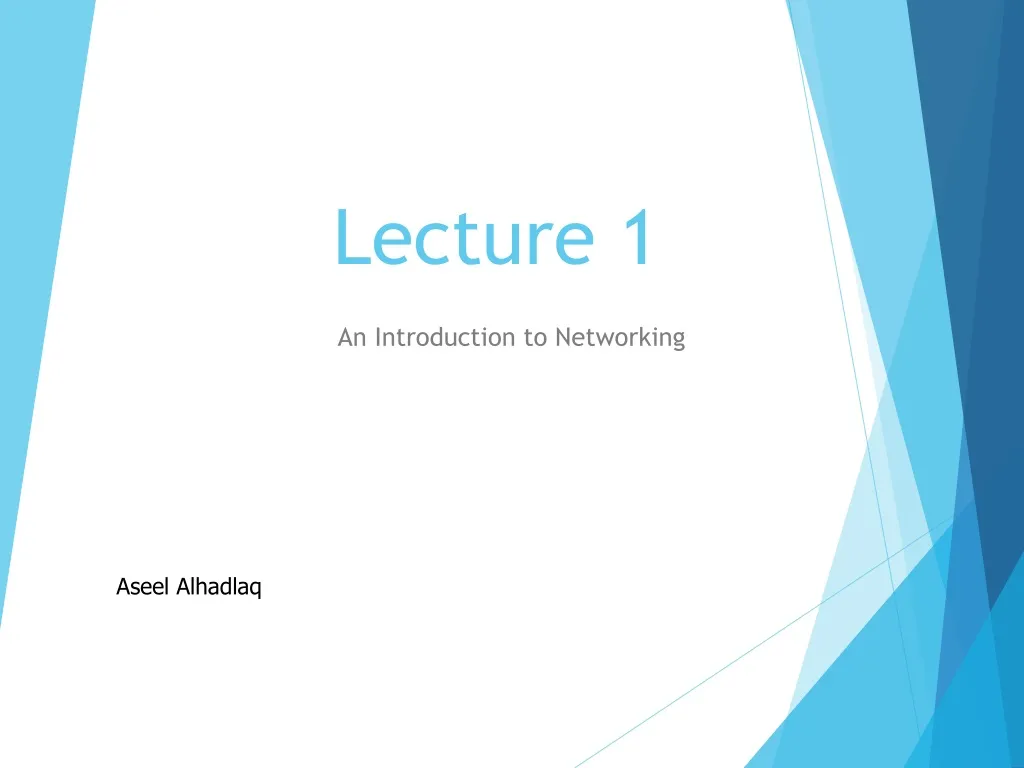 lecture 1