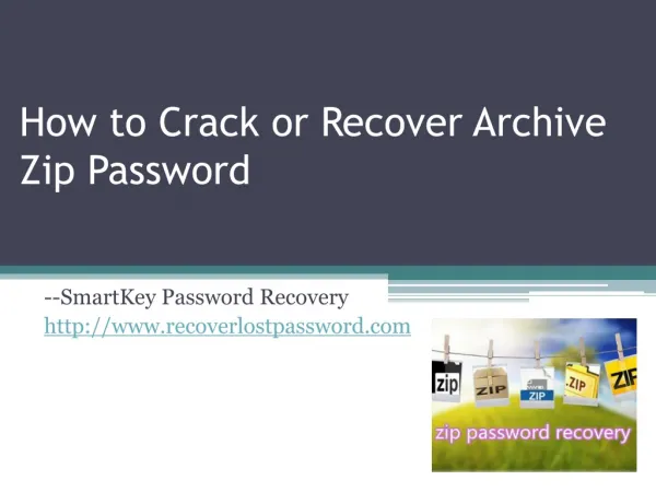 How to Crack or Recover Archive Zip Password
