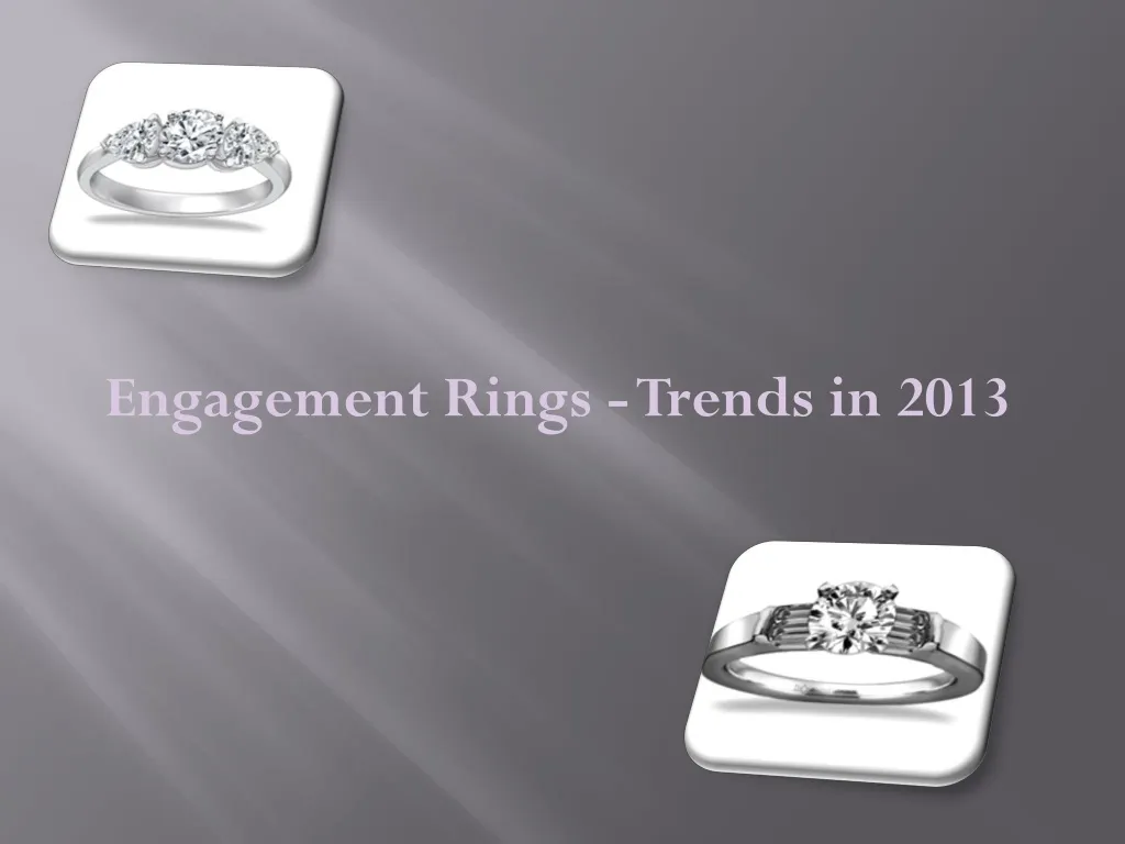 engagement rings trends in 2013