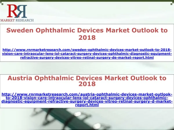 Sweden and Austria Ophthalmic Devices Market For Vision Care