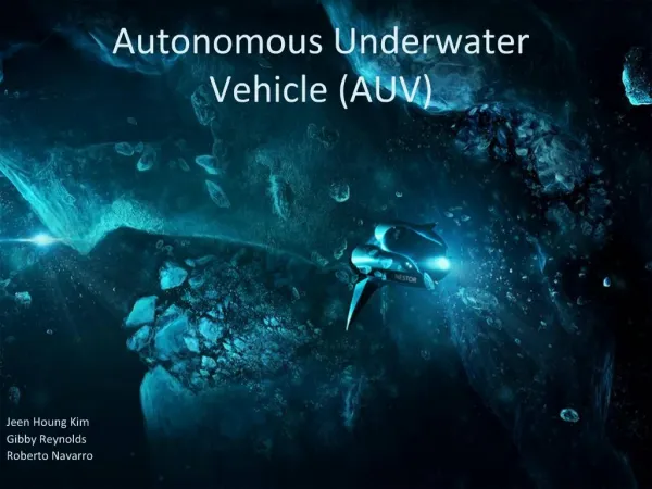 Autonomous Underwater Vehicle AUV