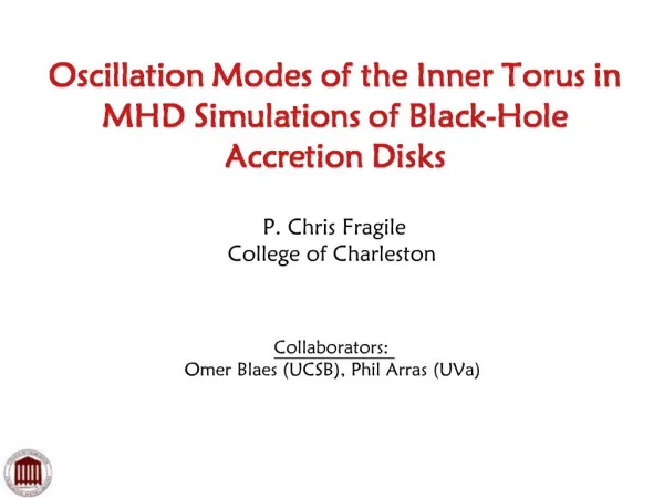 Oscillation Modes of the Inner Torus in MHD Simulations of Black-Hole Accretion Disks