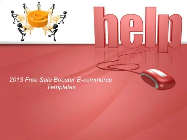 2013 Free Sale Booster E-commerce Templates
