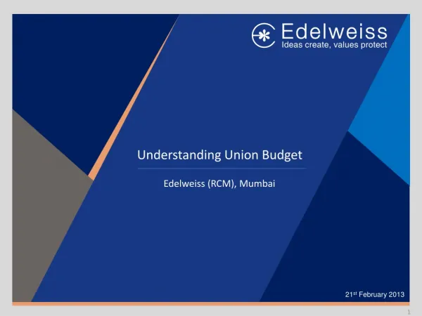 Understanding Union Budget