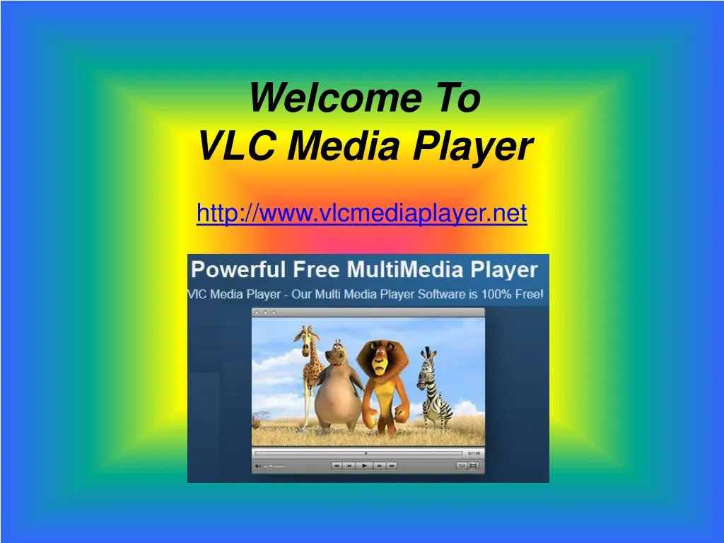 welcome to vlc media player