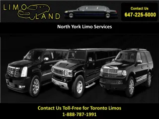 Toronto Limousines,Limo Services In Toronto,North York Limo - slide 1