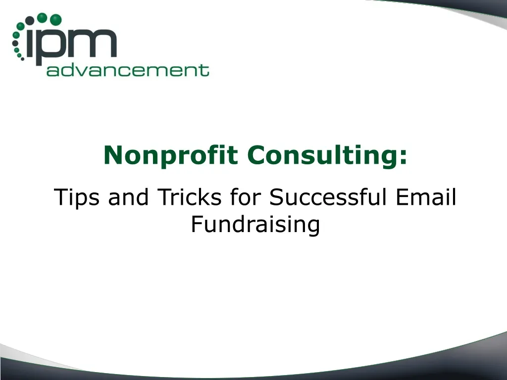 nonprofit consulting tips and tricks