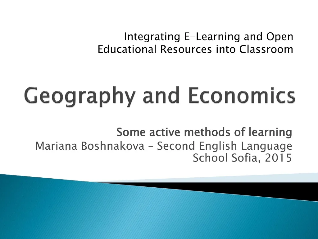 geography and economics