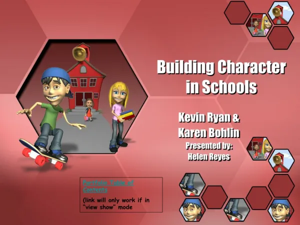 Building Character in Schools