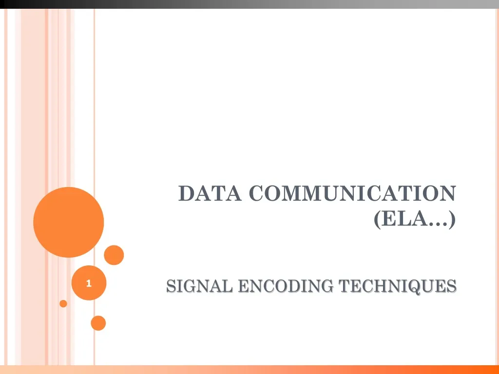 data communication ela
