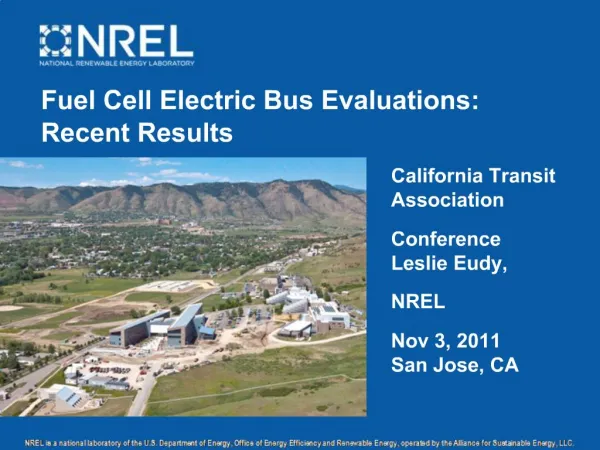 Fuel Cell Electric Bus Evaluations: Recent Results
