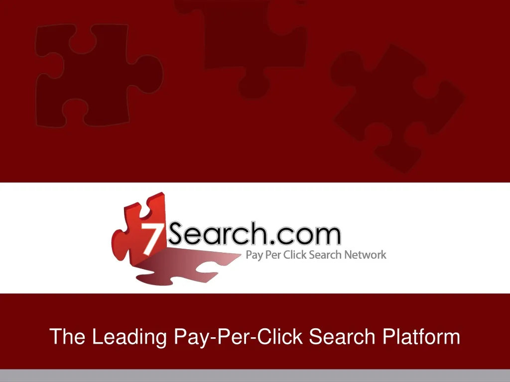 the leading pay per click search platform