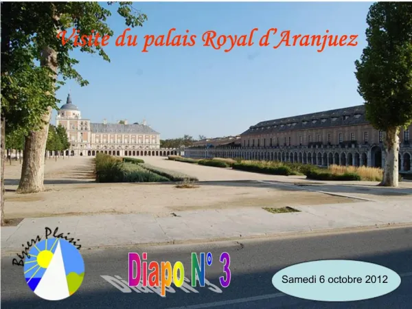 Visite du palais Royal d Aranjuez