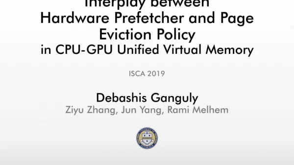 Interplay between Hardware Prefetcher and Page Eviction Policy in CPU-GPU Unified Virtual Memory