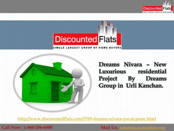 Buy 1 & 2BHK flats in Urli Kanchan - Dreams Nivara