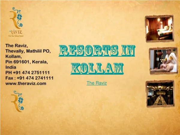 Resort in Kollam