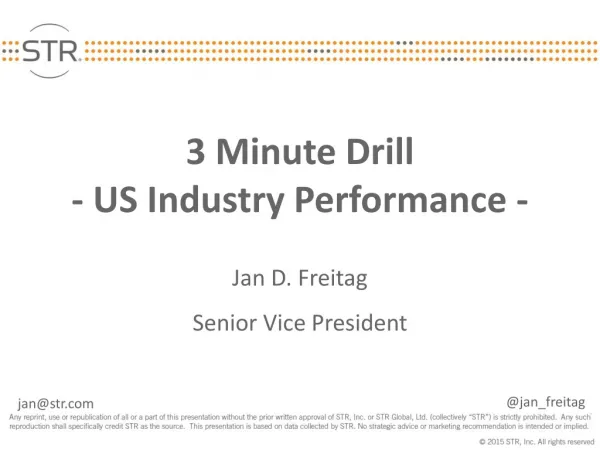 3 Minute Drill - US Industry Performance -