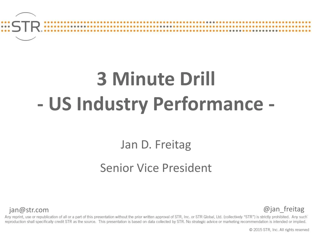 3 minute drill us industry performance